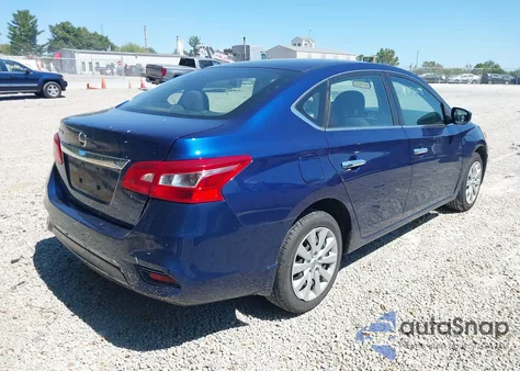 2017 Nissan Sentra S из США, поврежденный, VIN 3N1AB7AP3HY268595
